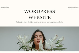 develop website design, responsive web design, wordpress website