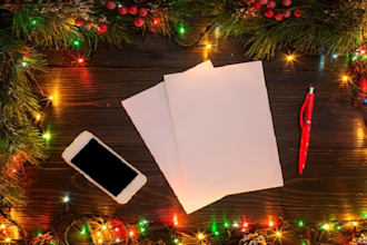 compose a heartfelt christmas letter, wishes, messages, design card, sign