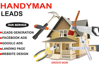 handyman leads handyman website landing page roofing