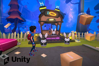 develop 2d 3d multiplayer unity game for pc, android game ios  unity fps game