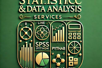 provide expert data analysis with r, spss, stata, python, matlab, or excel