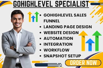 build gohighlevel sales funnel landing page gohighlevel website ghl automation