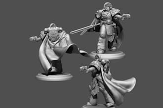 3d miniature 3d warhammer 40k dnd action figure 3d toy 3d sculpt in stl file