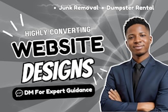 design junk removal demolition construction equipment dumpster rental website
