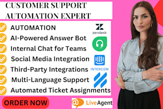 do zendesk freshdesk intercom help scout liveagent customer support automation