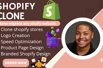 clone duplicate any shopify website ecommerce website shopify redesign