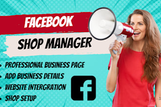 fix issues or set up facebook business manager and page