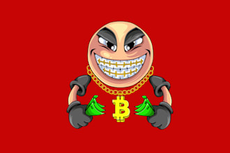 design creative bitcoin business logo