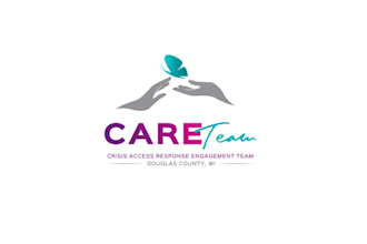 design care team reduce suicides mental logo