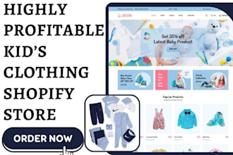 design kids clothing store baby clothing website kids toys dropshipping store
