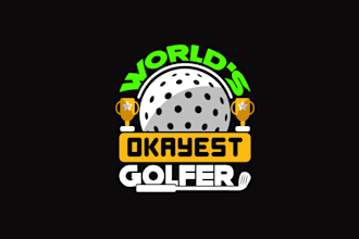 make courageous minimal golf logo