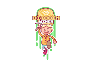 make exceptional bitcoin mascot logo