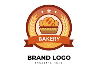 make glamorous minimal fry bread logo