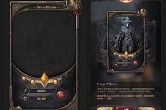 create a unique card game design, tcg, playing card, board card,  tarot card