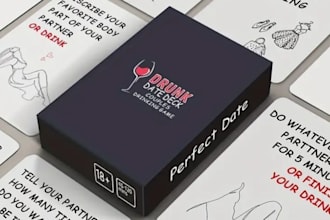 design drinking card game adult playing card deck party cardbox mockup rulebook