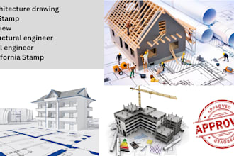 pe stamp, architectural stamp, mep stamp, review, sign, seal for USA city permit