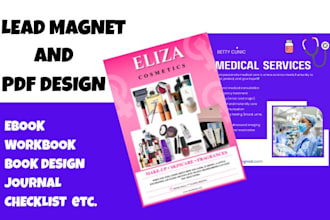 design PDF lead magnet, checkist, lead magnet, ebook design, freebies