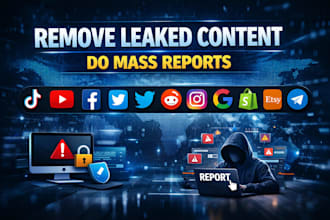 remove copyright takedown harassing mass report bann tiktok facebook dmca