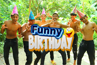 wish funny african birthday video song or say anything