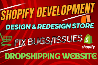 edit your product picture,redesign develop shopify website,dropshipping store