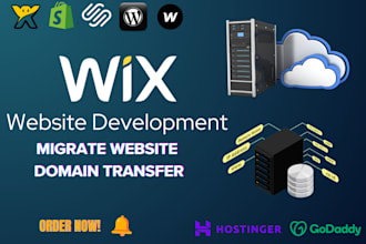 connect, move, fix, transfer, migrate domain to wordpress, wix, shopify website
