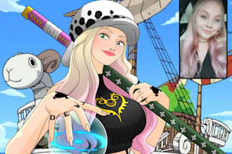 draw you according to your favorite anime