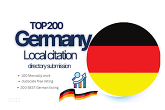 do top 200 local citations for german local business SEO