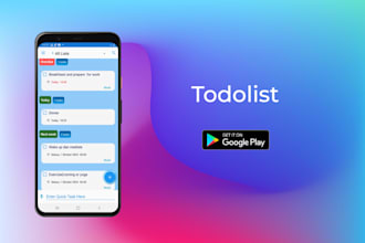develop to do list app with alarm and calendar in kotlin