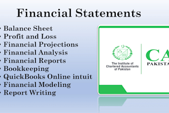 do profit and loss, balance sheet and financial modeling