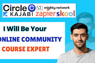 setup community mighty networks, skool, circle so and zapier automation, kajabi