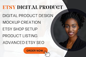 design digital etsy planners, budget trackers and hyperlinked layouts