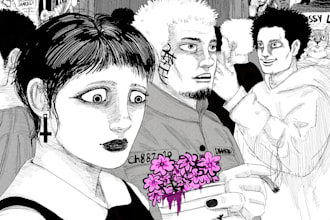 draw portraits,original characters,etc in the style of an anime or manga