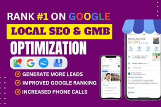 do local SEO, set up, optimize, and rank google business profile and website