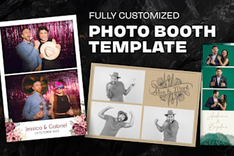 design the perfect photobooth template and 360 overlay