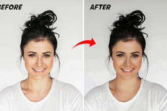 high end skin beauty photo retouching and editing