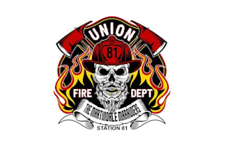design awesome fierce department station pride logo