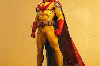 do comic superhero character design art