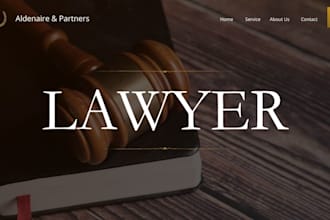 design notary website, attorney, law firm, notary landing page, lawyer website