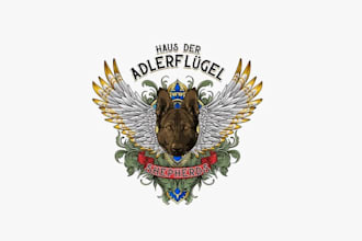make aesthetics german shepherd dog logo