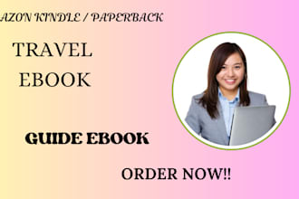 write amazon kindle travel book, ebook writer ghostwriter amazon KDP travel book