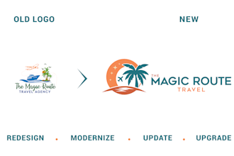 redesign, modify, modernize, update, and upgrade your logo