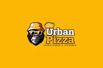 design a custom mascot logo your premium pizza restaurant