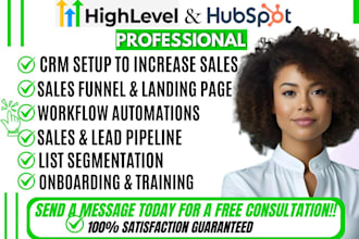 hubspot dashboard sales pipeline report gohighlevel ai jotform calendly whatsapp