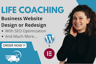 design life coaching website, coaching website, consulting, life coach website