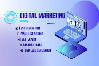 do lead generation, google map scraping and email leads