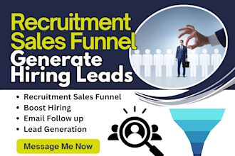 build high converting recruitment sales funnel to boost your hiring and leads
