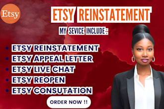 etsy reinstatement etsy appeal letter etsy suspension etsy store reopen etsy