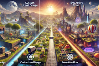 create immersive game levels and map design with engaging gameplay