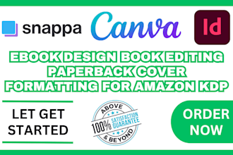 create interactive canva ebook design kdp book interior design journal design