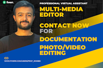 be your virtual assistant, will do word formatting edit or do graphic designing